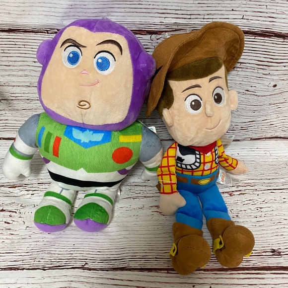 buzz and woody plush toys